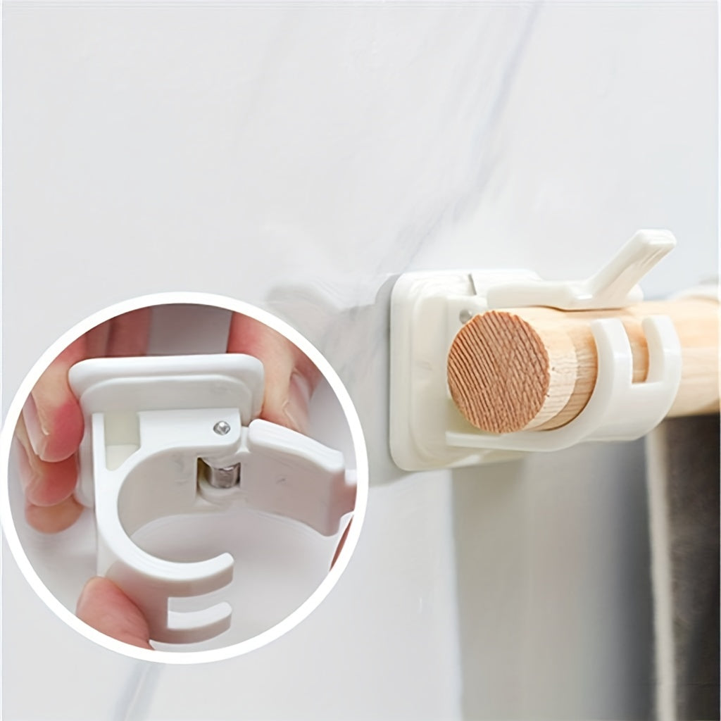 2pcs Bar Shaped Hanging Clips for Curtains Towels Bathroom Accessories