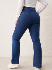 Retro Flared High Waisted Jeans
