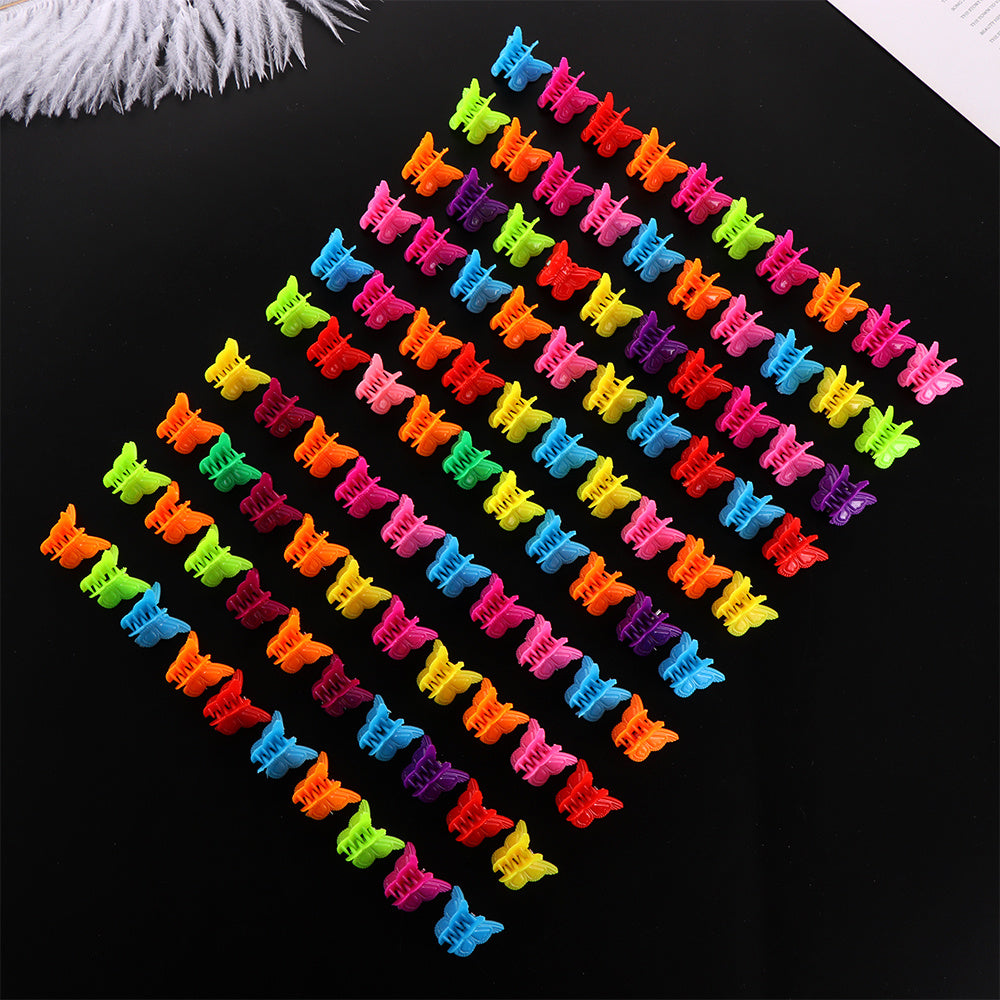 Girls' Mini Butterfly Hair Clip Set