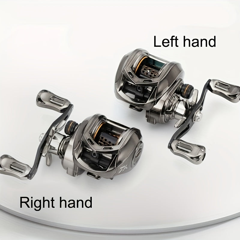 196g Baitcasting Fishing Reel 7.2:1 Gear Ratio Magnetic Brake Deep Spool