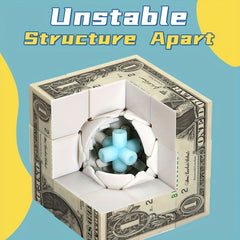 ZIINASTAR 1 Dollar Cube UV Printing Money Puzzle Toy