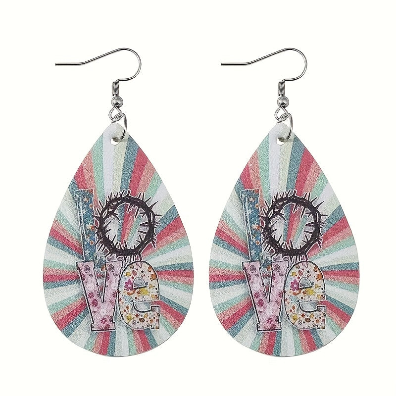 Teardrop Shape Earrings for Christmas Holiday Birthday