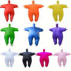 Halloween Salmon Masked Puff Inflatable Suit Masquerade Costume
