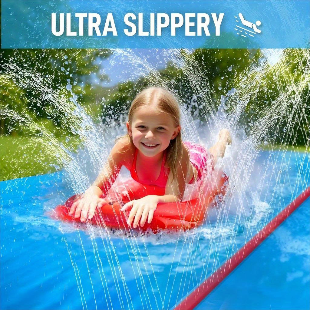 Ripple Water Slide with 2 Surfboards for Lawn Splash