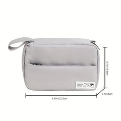 Portable Toiletry Wash Bag Lightweight Zipper Makeup Organizer