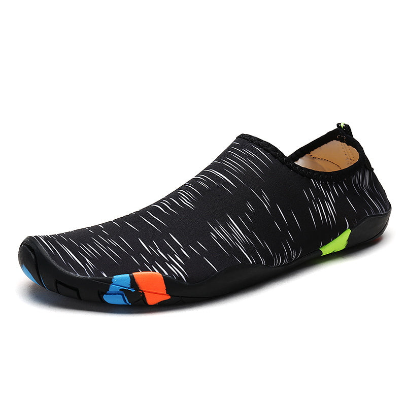 Women's Colorful Striped Water Shoes Lightweight and Breathable