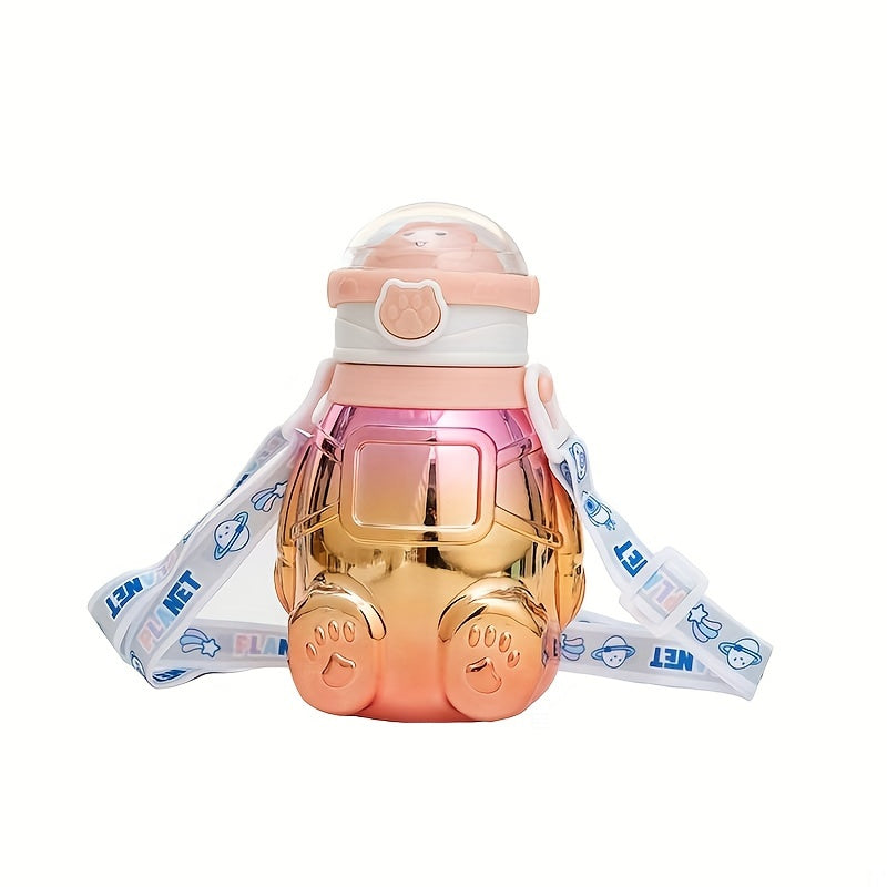 Gradient Water Cup Cartoon Leakproof Bottle