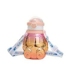 Gradient Water Cup Cartoon Leakproof Bottle