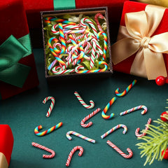 Mini Artificial Candy Can for Christmas Decoration