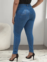 High Rise Skinny Pocketed Jeans