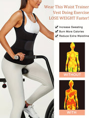Women's Zipper Waist Trainer Body Shaper Tank