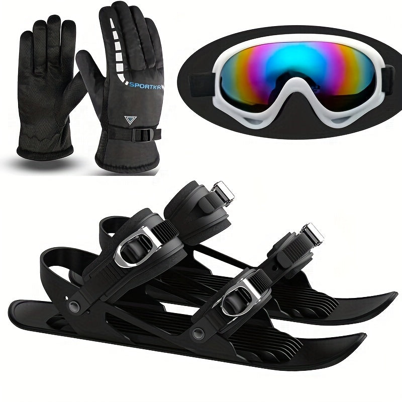 Thick Mini Sled Snowboard Ski Boots for Outdoor Sports