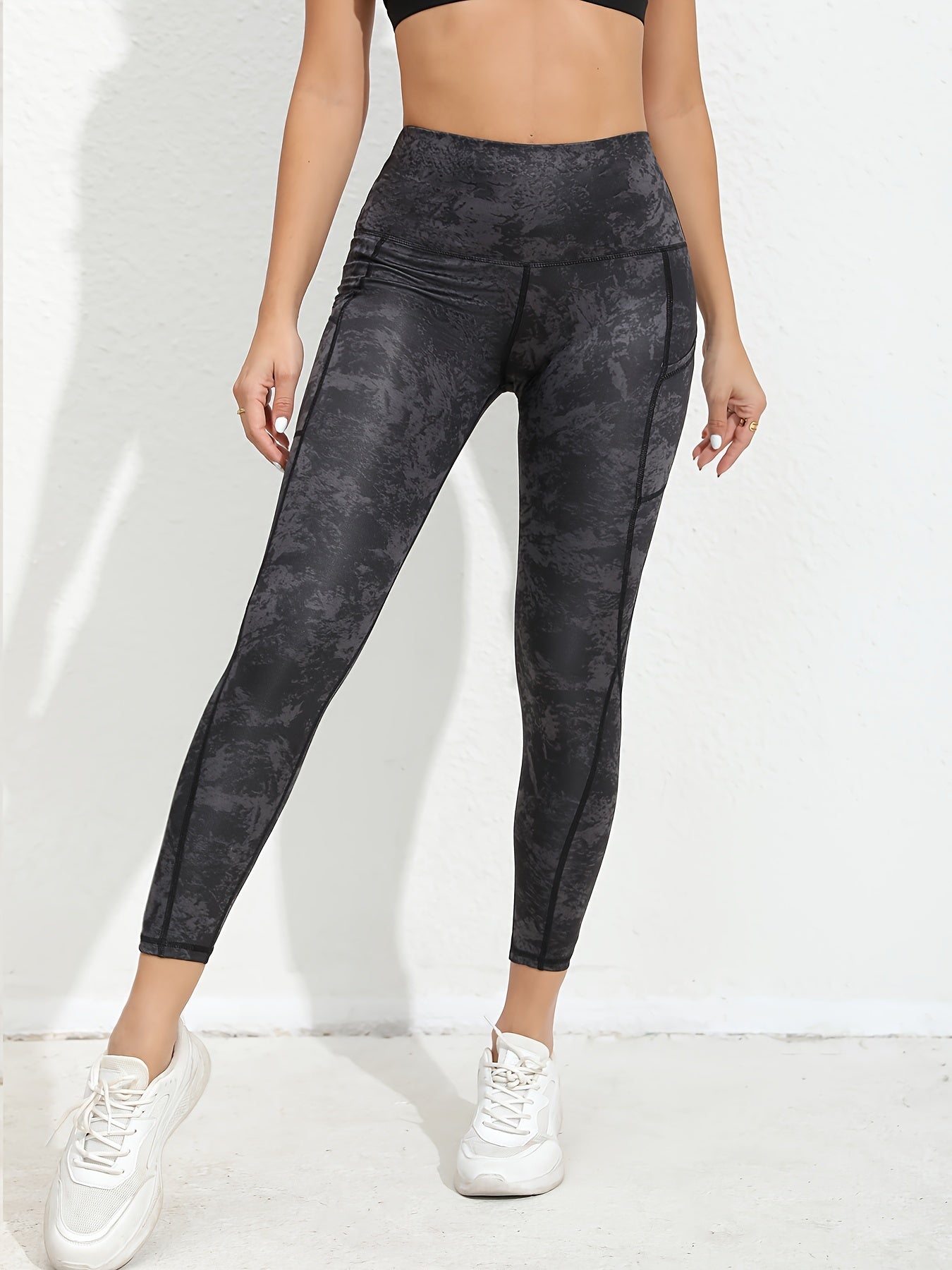 Women's Yoga Leggings With Pockets High Waist Compression Gym Pants