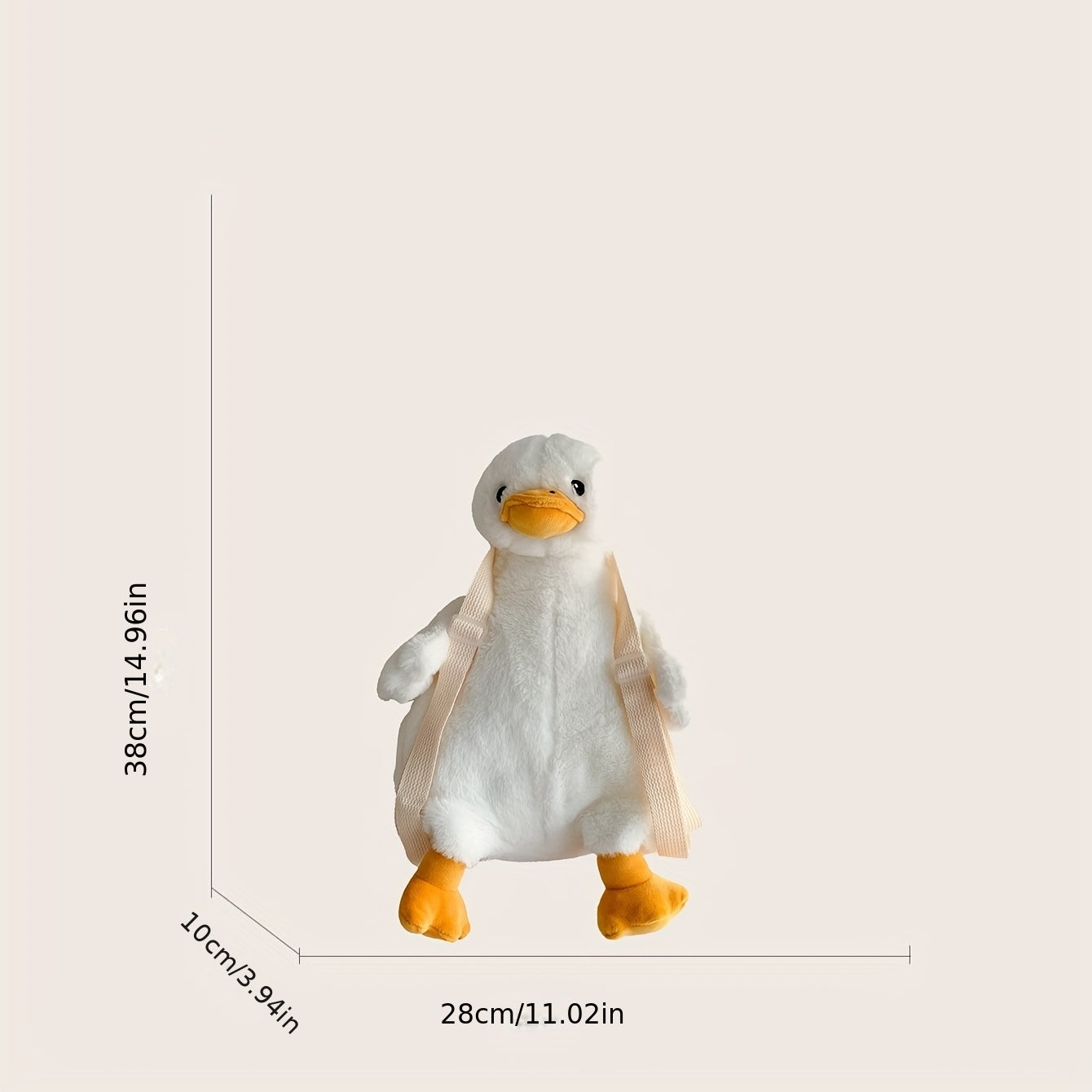 Duck Rabbit Plush Backpack for Kids