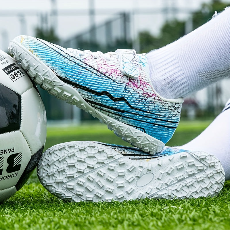 Adult Turf Football Boots Hook Loop Anti-slip TF Soccer Cleats