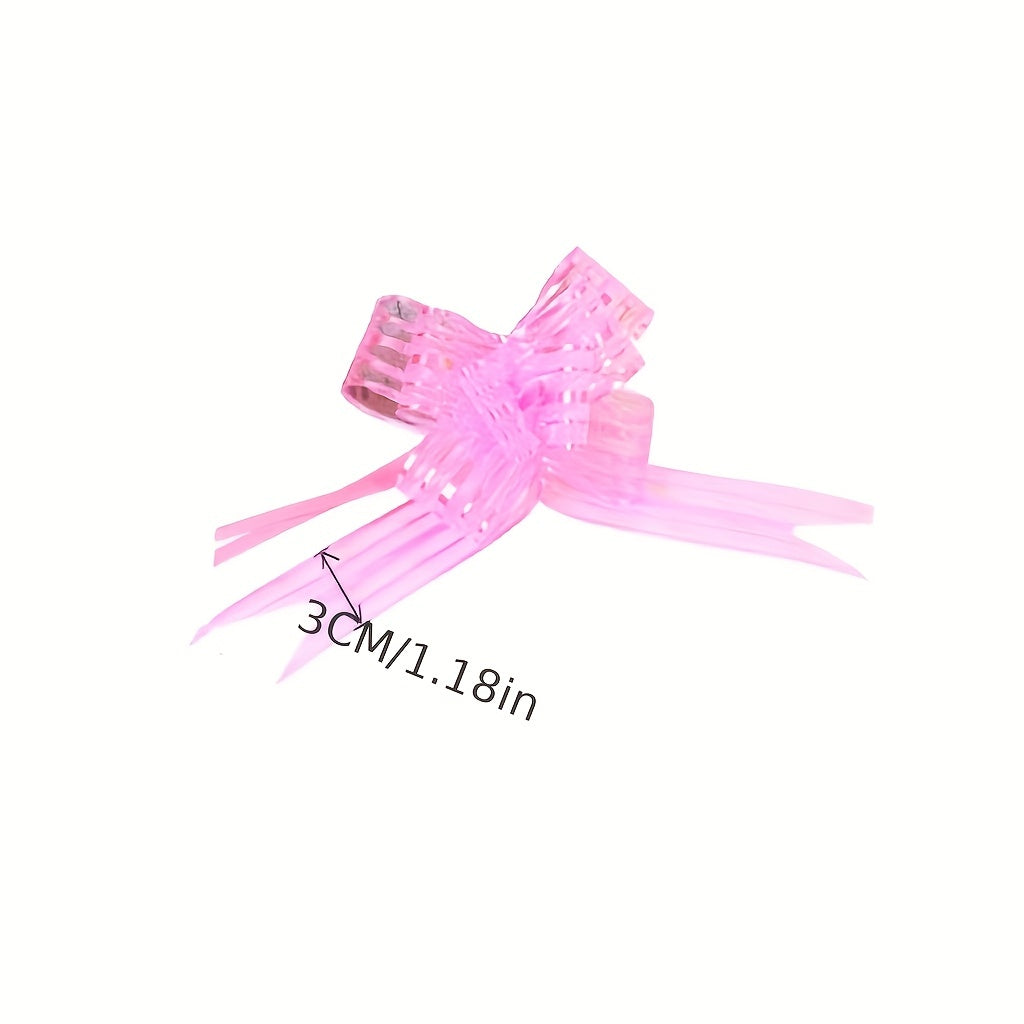 10pcs Colorful Gift Wrapping Raffia Ribbon for Birthdays and Christmas