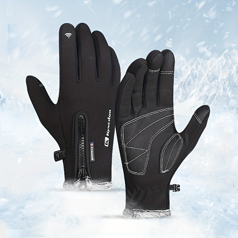 Winter Warm Gloves Non-slip Sports Waterproof Touch Screen Gloves