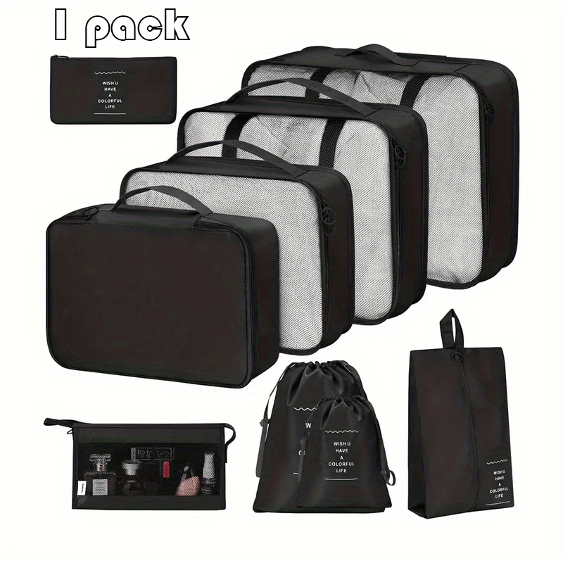 9 Pcs Travel Luggage Storage Bags Multifunctional Clothes Organizers