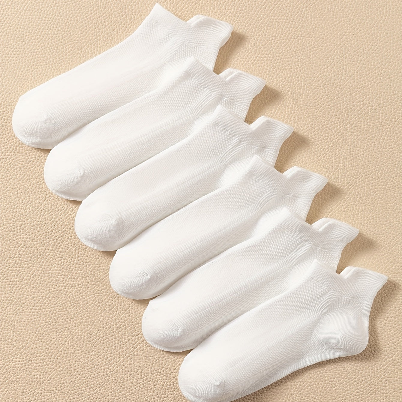 6 Pairs Women's Essential Low Cut Ankle Socks Soft Lightweight Stockings