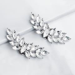 Crystal Rhinestone Shoe Clips DIY Floral Shoe Buckle Wedding Party