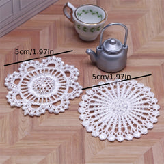 Dollhouse Table Mat Prop, Small House Decor, DIY Scene Component