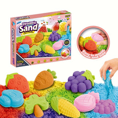 Interactive Space Sand Magic Box Sandplay Set with Beach Toys