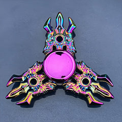 Colorful Alloy Metal Fidget Spinner Iridescent Purple Pink Green Golden Spinner