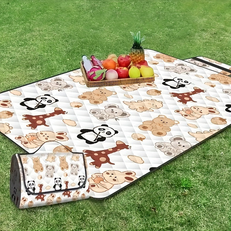 Waterproof Printed Pattern Picnic Mat for Beach and Outdoor Picnic
