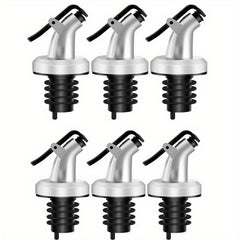 6pcs Spout Bottle Stopper Pouring Wine Soy Sauce Vinegar Bottle Stopper Pourer