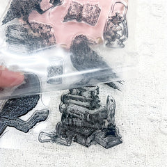 Bird Background Transparent Stamp Silicone Stamp Painting Tool Clipping