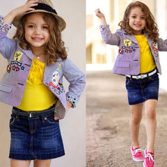 4pcs Needle Buckle Belts For Kids Back To School Gift Silver Pink Silver