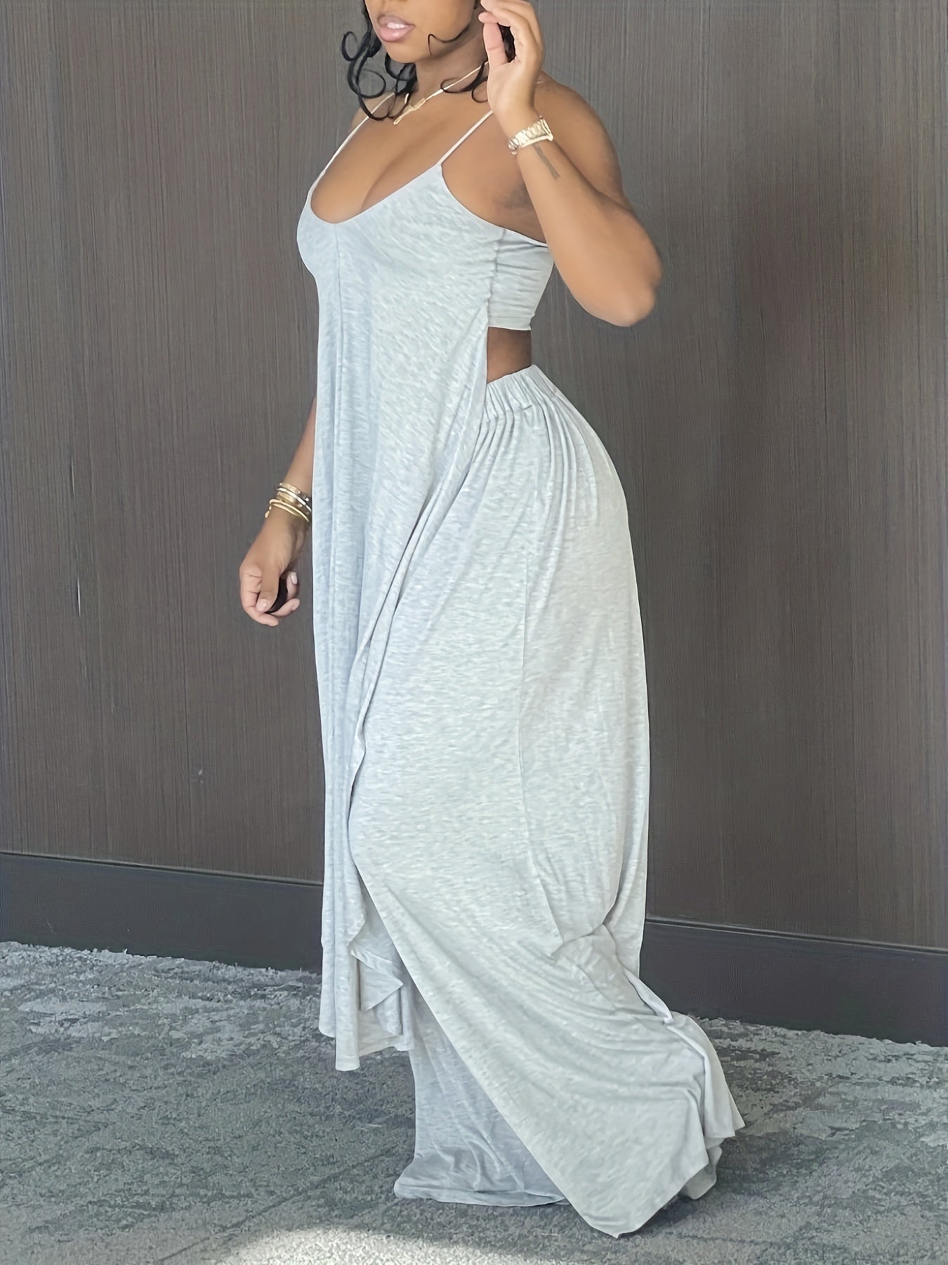 Sexy Matching Two piece Set Cami Top & Wide Leg Pants