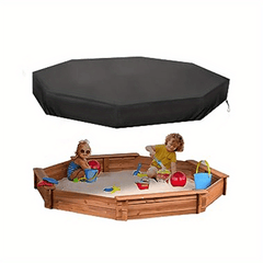 Hexagon Sandbox Sandpit Cover Waterproof With Drawstring Oxford