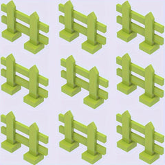 9pcs Building Blocks Villa House Farm Ranch Fence DIY Animal Scene Play Toys