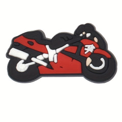 15pcs Motorcycle Cartoon Shoe Charms for Clogs & Garden Shoes - DIY Accessories