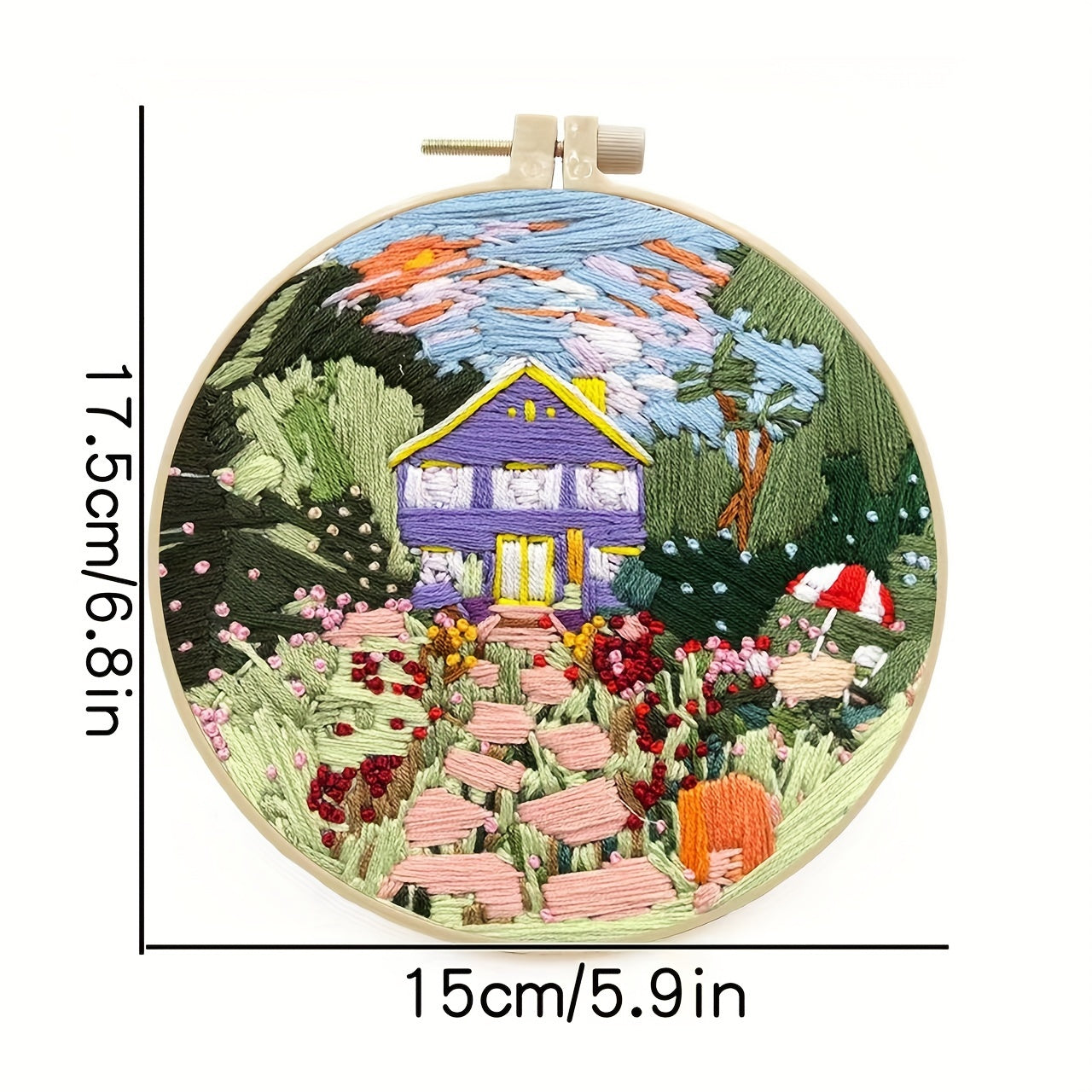 3D Beginner Fabrication DIY Embroidery Kit With Pattern