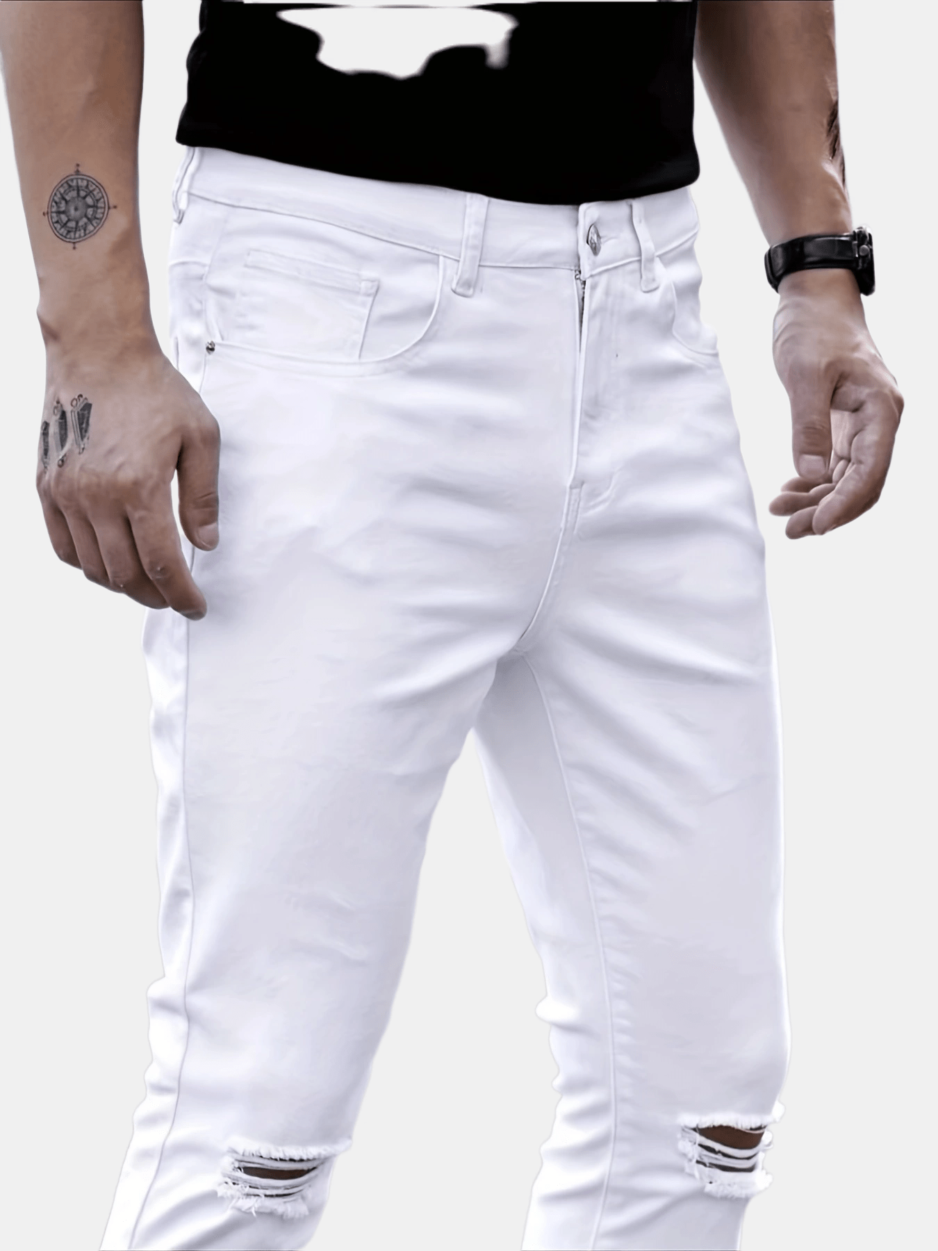Men's Ripped Skinny Fit Jeans