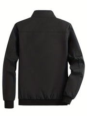 Men's Lightweight Stand Collar Zipper Jacket