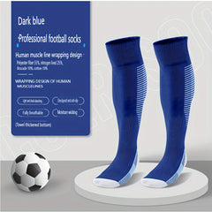Men's Knee High Football Socks Thick Padded Anti Slip Soccer Socks