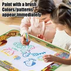 Magic Watercolor Canvas Mat Non Toxic Washable Kids Art Pad