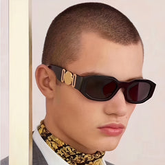 Polygon Sunglasses Retro UV400 for Women Men