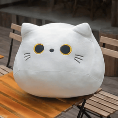 Grey Cat Throw Pillow Plush Doll Gift Decoration Doll