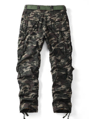 Cotton Camo Cargo Pants Men's Joggers Spring Fall