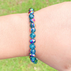 Colorful Faceted Glass Spacer Beads for DIY Jewelry Making