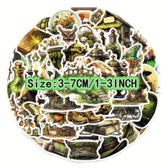 50pcs Jungle Magic Market Series Graffiti Stickers for Decoration Waterproof DIY