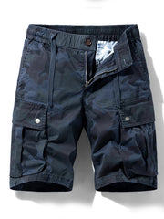 Men's Camo Shorts with Pockets for Outdoor Workouts