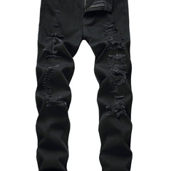 Men's Ripped Slim Hip Hop Style Jeans
