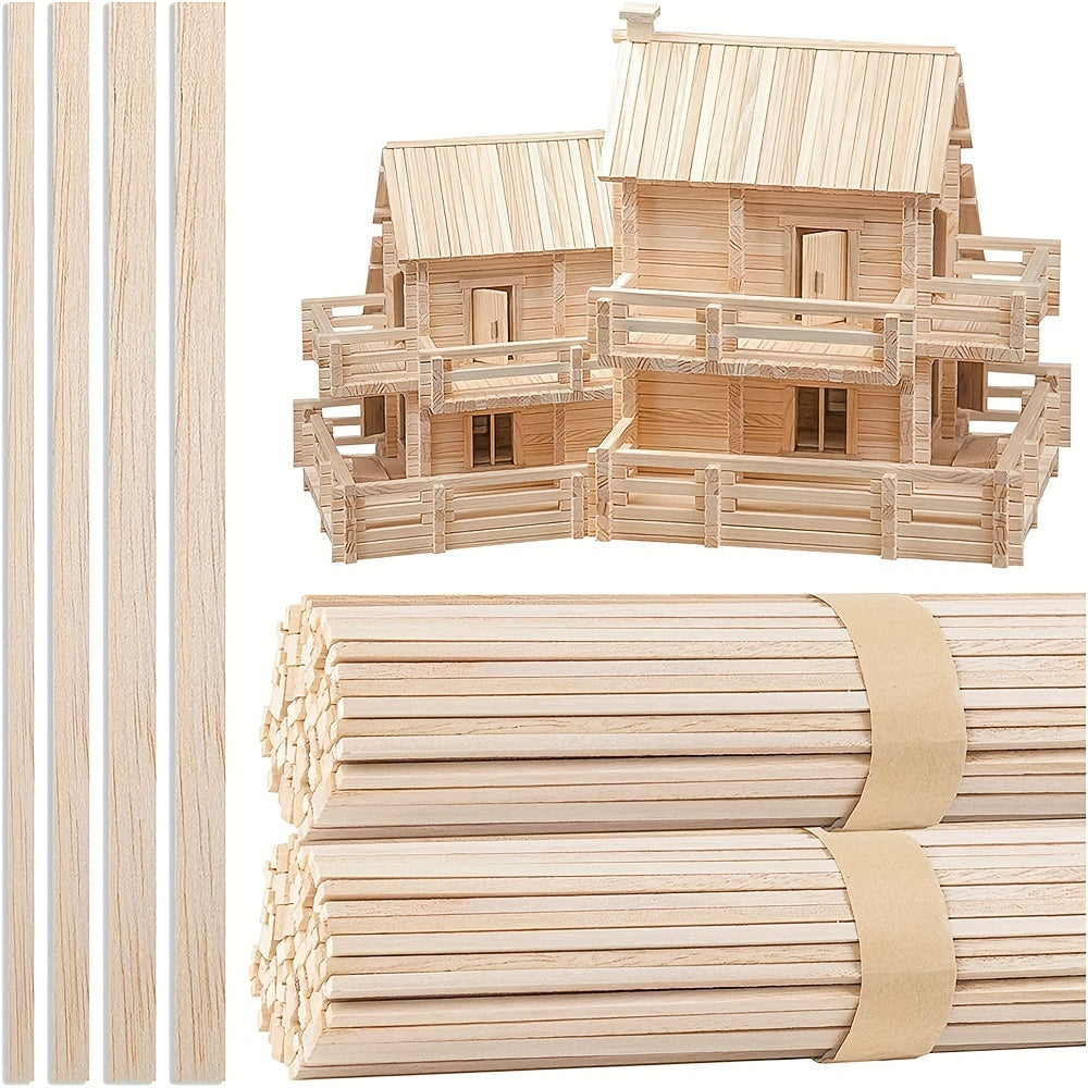 130pcs Pasha Stick Set DIY Building Model Material Wooden Products