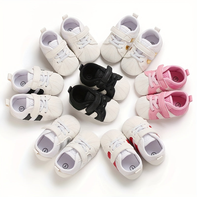 Breathable Mesh Sneakers For Baby Girls Lightweight Non Slip Shoes