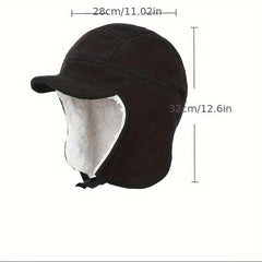 Windproof Hat With Ear Protection For Autumn And Winter Cycling